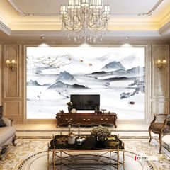 TRANH PVC ỐP TƯỜNG - VÁCH TRANG TRÍ PHÒNG KHÁCH - TRANH VÂN ĐÁ PHONG CẢNH | MÃ GF-330