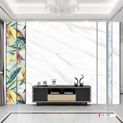 TRANH VẢI DÁN TƯỜNG 3D PHÒNG KHÁCH - TRANH DÁN TƯỜNG HIỆN ĐẠI | GF-349