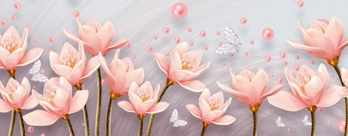 TRANH TREO TƯỜNG PHÒNG NGỦ - TRANH HOA 3D - KHỔ LỚN | MÃ H-379