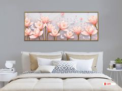 TRANH TREO TƯỜNG PHÒNG NGỦ - TRANH HOA 3D - KHỔ LỚN | MÃ H-379