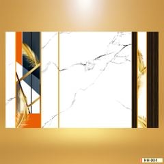 TRANH VẢI DÁN TƯỜNG 3D PHÒNG KHÁCH - TRANH DÁN TƯỜNG HIỆN ĐẠI | MÃ HH-004