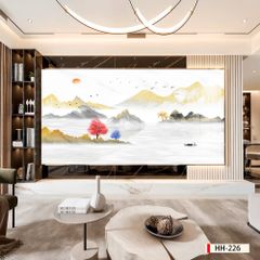 480 - TRANH VÂN ĐÁ TRỪU TƯỢNG - TẤM ỐP TRANG TRÍ PHÒNG KHÁCH, VÁCH TIVI - TẤM ỐP VÂN ĐÁ TRỪU TƯỢNG | MÃ HH-226