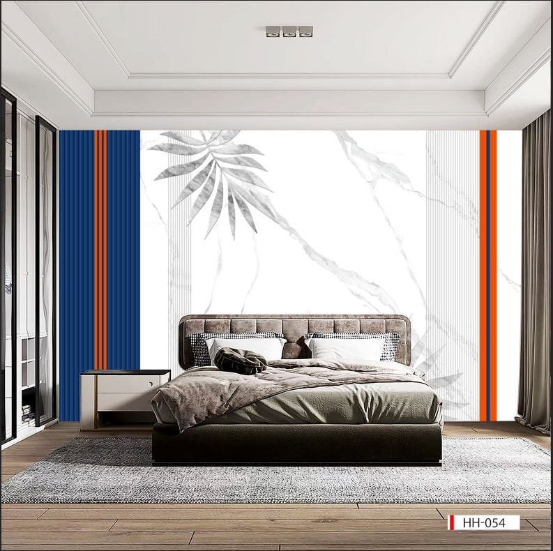 BST129 - TRANH DÁN TƯỜNG 3D - PHÒNG NGỦ - PHONG CÁCH HIỆN ĐẠI - KHỔ LỚN