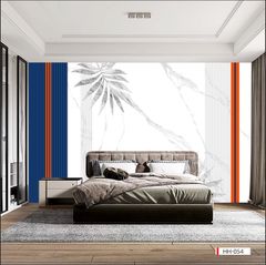 BST129 - TRANH DÁN TƯỜNG 3D - PHÒNG NGỦ - PHONG CÁCH HIỆN ĐẠI - KHỔ LỚN