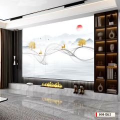 482 - TRANH VÂN ĐÁ TRỪU TƯỢNG - TẤM ỐP TRANG TRÍ PHÒNG KHÁCH, VÁCH TIVI - TẤM ỐP VÂN ĐÁ TRỪU TƯỢNG | MÃ HH-063