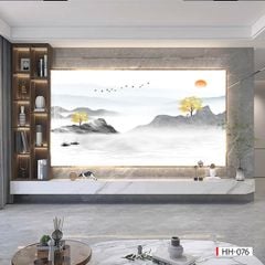 182 TẤM PVC ỐP TƯỜNG - TẤM ỐP TRANG TRÍ PHÒNG KHÁCH, VÁCH TIVI - TẤM ỐP VÂN ĐÁ HIỆN ĐẠI KẾT HỢP | HH-076