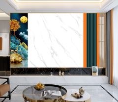 TRANH VẢI DÁN TƯỜNG 3D PHÒNG KHÁCH, PHÒNG NGỦ - TRANH DÁN TƯỜNG HIỆN ĐẠI | MÃ HH-081