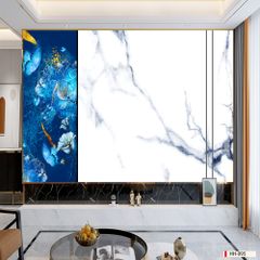 TRANH VẢI DÁN TƯỜNG 3D PHÒNG KHÁCH - TRANH DÁN TƯỜNG HIỆN ĐẠI | HH-095