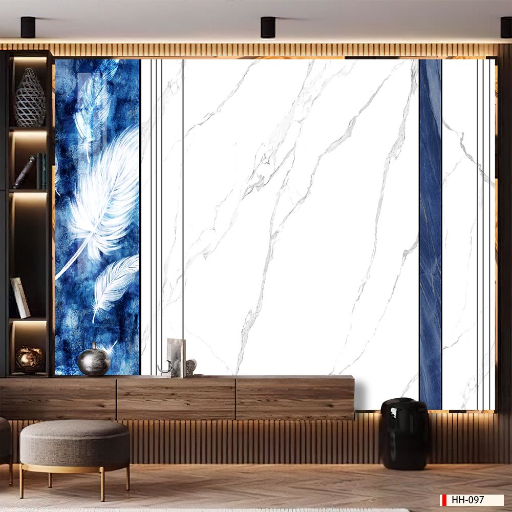 TRANH VẢI DÁN TƯỜNG 3D PHÒNG KHÁCH - TRANH DÁN TƯỜNG HIỆN ĐẠI | HH-097
