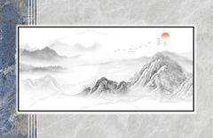 TRANH PVC ỐP TƯỜNG - VÁCH TRANG TRÍ QUẦY LỄ TÂN - TRANH VÂN ĐÁ PHONG CẢNH | MÃ HH-131