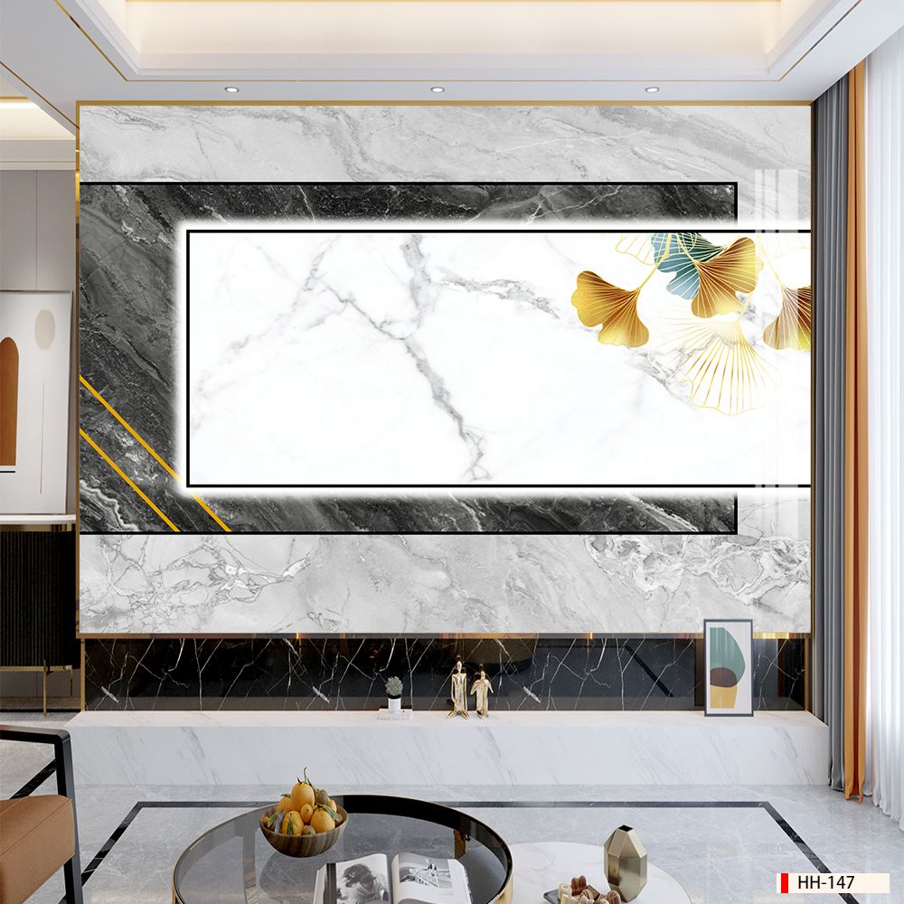 TRANH VẢI DÁN TƯỜNG 3D PHÒNG KHÁCH - TRANH DÁN TƯỜNG HIỆN ĐẠI | HH-147