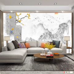 TRANH PVC ỐP TƯỜNG - VÁCH TRANG TRÍ PHÒNG KHÁCH - TRANH VÂN ĐÁ PHONG CẢNH | MÃ HH-175