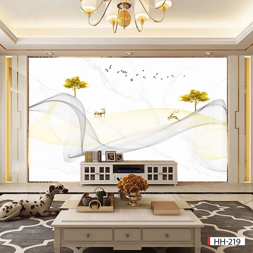 BST165- TẤM ỐP PVC VÂN ĐÁ HIỆN ĐẠI KẾT HỢP - TẤM ỐP VÁCH TIVI, PHÒNG KHÁCH