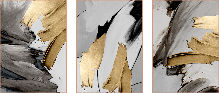 TRANH TREO TƯỜNG PHÒNG ĂN - PHÒNG KHÁCH - TRANH TĨNH VẬT GHÉP BỘ 3 BỨC | MÃ HQ-474