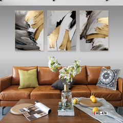 TRANH TREO TƯỜNG PHÒNG ĂN - PHÒNG KHÁCH - TRANH TĨNH VẬT GHÉP BỘ 3 BỨC | MÃ HQ-474