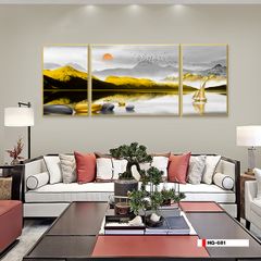 TRANH TREO TƯỜNG PHÒNG KHÁCH - TRANH PHONG CẢNH THIÊN NHIÊN - GHÉP BỘ 3 BỨC | MÃ HQ-681