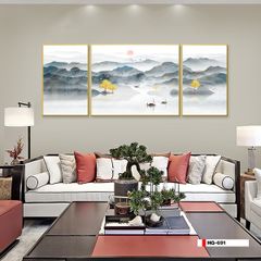 TRANH TREO TƯỜNG PHÒNG KHÁCH - TRANH PHONG CẢNH THIÊN NHIÊN - GHÉP BỘ 3 BỨC | MÃ HQ-691