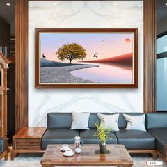 TRANH TREO TƯỜNG PHÒNG KHÁCH - TRANH PHONG CẢNH THIÊN NHIÊN - KHỔ LỚN | MÃ J-110