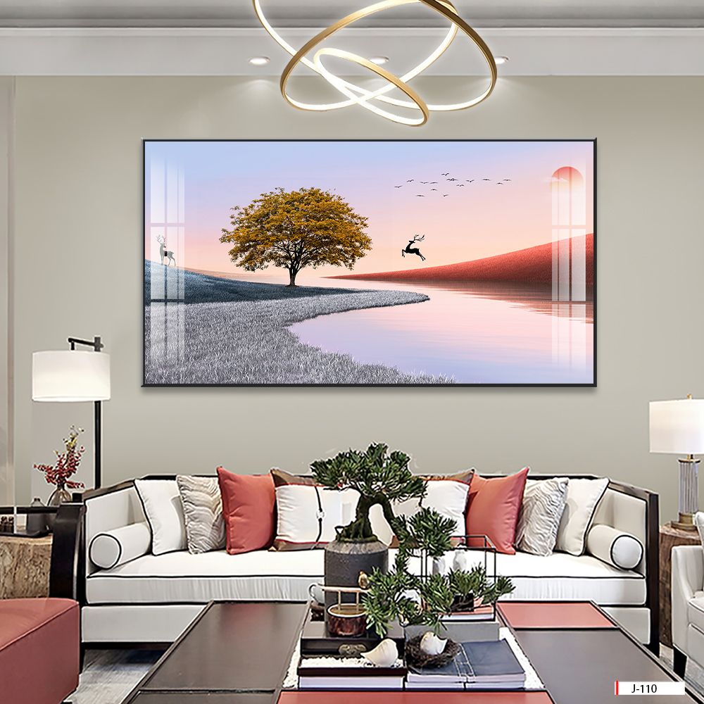 TRANH TREO TƯỜNG PHÒNG KHÁCH - TRANH PHONG CẢNH THIÊN NHIÊN - KHỔ LỚN | MÃ J-110