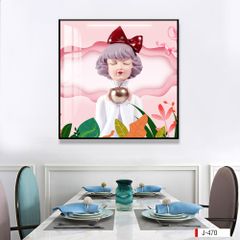 TRANH TREO PHÒNG ĂN - TRANH TREO TƯỜNG KHUNG HỢP KIM | MÃ J-470