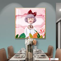 TRANH TREO PHÒNG ĂN - TRANH TREO TƯỜNG KHUNG HỢP KIM | MÃ J-470