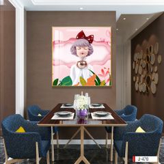 TRANH TREO PHÒNG ĂN - TRANH TREO TƯỜNG KHUNG HỢP KIM | MÃ J-470