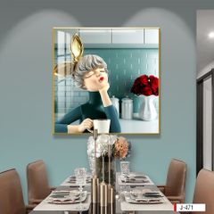 TRANH TREO PHÒNG ĂN - TRANH TREO TƯỜNG KHUNG HỢP KIM | MÃ J-471