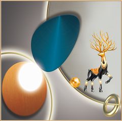 TRANH TREO PHÒNG ĂN - TRANH TRỪU TƯỢNG HIỆN ĐẠI | MÃ J-477