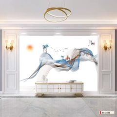 BST160 - TẤM ỐP VÂN ĐÁ HIỆN ĐẠI KẾT HỢP - VÁCH TIVI, PHÒNG KHÁCH