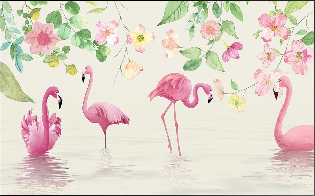 TRANH VẢI DÁN TƯỜNG 3D NHÀ HÀNG, CAFE , LỄ TÂN - TRANH DÁN TƯỜNG TROPICAL NHIỆT ĐỚI | MÃ JM-3887