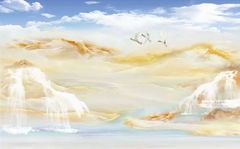 207 TẤM PVC ỐP TƯỜNG - TẤM ỐP TRANG TRÍ PHÒNG KHÁCH, VÁCH TIVI - TẤM ỐP VÂN ĐÁ PHONG CẢNH | MÃ JM -3915