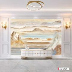 212 TẤM PVC ỐP TƯỜNG - TẤM ỐP TRANG TRÍ PHÒNG KHÁCH, VÁCH TIVI - TẤM ỐP VÂN ĐÁ PHONG CẢNH | MÃ JM -3921