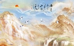 219 TẤM PVC ỐP TƯỜNG - TẤM ỐP TRANG TRÍ PHÒNG KHÁCH, VÁCH TIVI - TẤM ỐP VÂN ĐÁ PHONG CẢNH | MÃ jm-3929