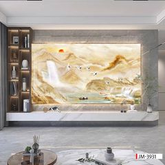 221 TẤM PVC ỐP TƯỜNG - TẤM ỐP TRANG TRÍ PHÒNG KHÁCH, VÁCH TIVI - TẤM ỐP VÂN ĐÁ PHONG CẢNH | MÃ jm-3931