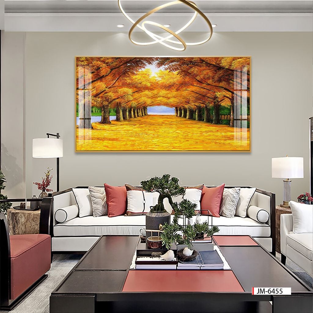 TRANH TREO PHÒNG KHÁCH - TRANH PHONG CẢNH THIÊN NHIÊN - KHỔ LỚN | MÃ JM-6455