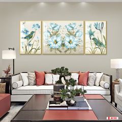 TRANH HOA TREO TƯỜNG PHÒNG KHÁCH - TRANH GHÉP BỘ 3 BỨC | MÃ JM-7522