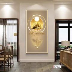 BST168 - TRANH TREO TƯỜNG HÀNH LANG - TRANH TREO TƯỜNG HIỆN ĐẠI HUƠU TÀI LỘC