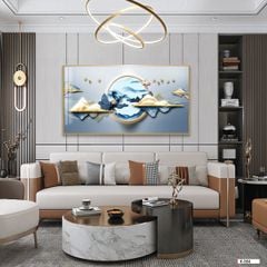 TRANH TREO TƯỜNG PHÒNG KHÁCH HIỆN ĐẠI - TRANH KHỔ LỚN | K-004