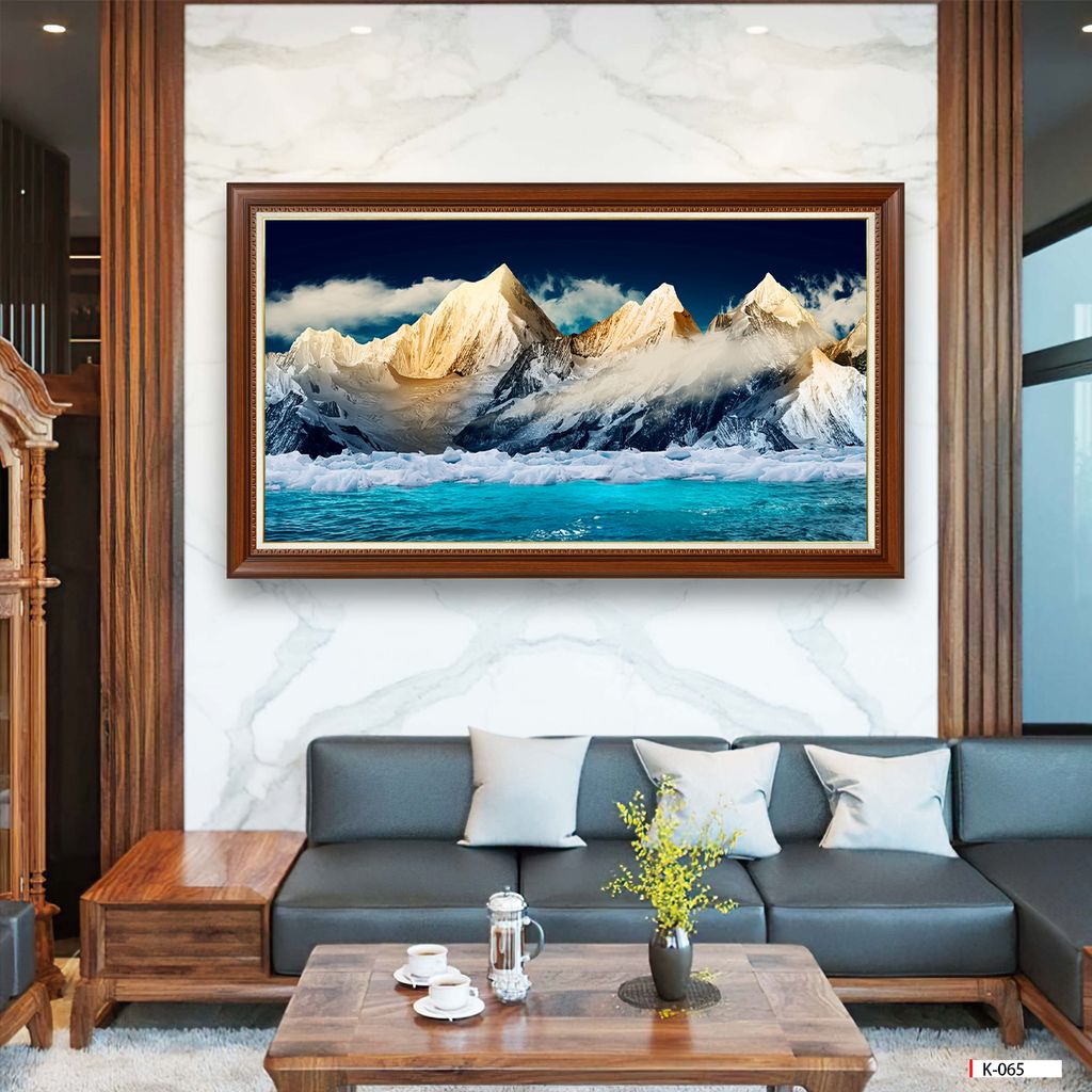 TRANH TREO TƯỜNG PHÒNG KHÁCH - TRANH PHONG CẢNH THIÊN NHIÊN - KHỔ LỚN | MÃ K-064