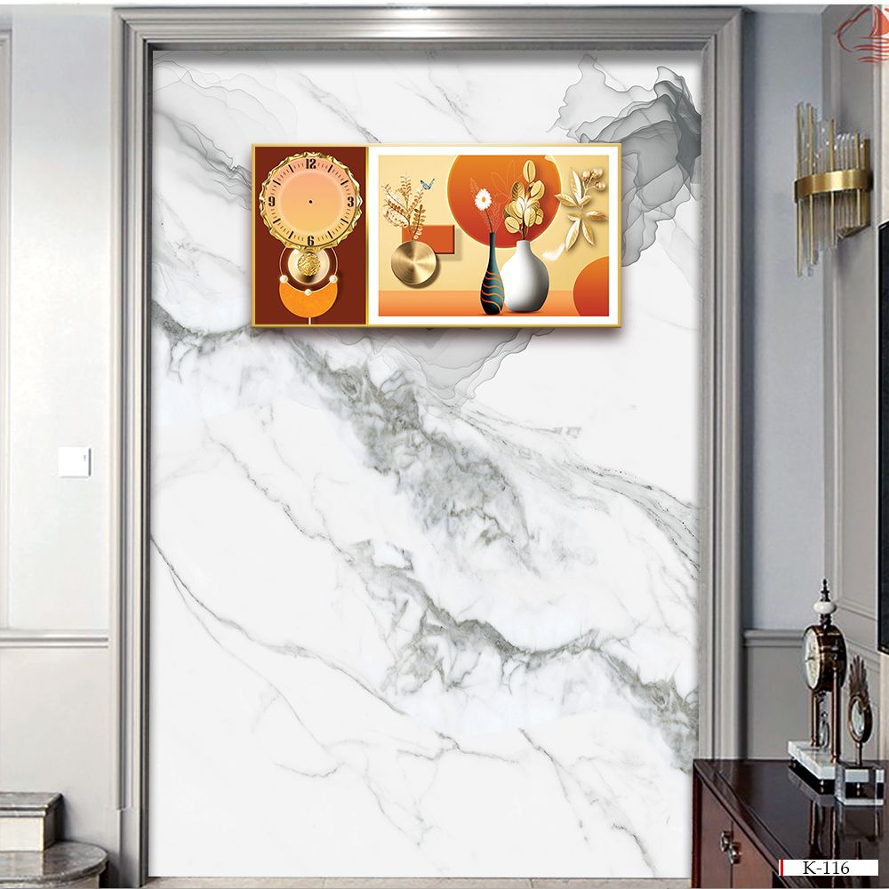 BST38 - TRANH ĐỒNG HỒ TREO TƯỜNG - TRANG TRÍ HÀNH LANG, LỐI ĐI, CẦU THANG - TRANH NGANG