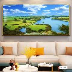 192 - TRANH TREO TƯỜNG PHÒNG KHÁCH, SAU SOFA - TRANH TREO PHONG CẢNH ĐỒNG QUÊ |M185