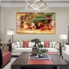 TRANH TREO TƯỜNG - TRANG TRÍ PHÒNG KHÁCH - CHỦ ĐỀ MÃ ĐÁO THÀNH CÔNG - MÃ MD203