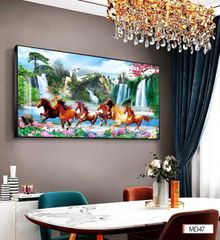 TRANH TREO TƯỜNG - TRANG TRÍ PHÒNG KHÁCH - CHỦ ĐỀ MÃ ĐÁO THÀNH CÔNG - MÃ MD47