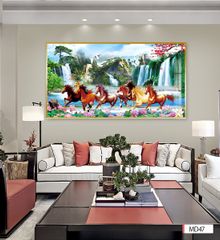 TRANH TREO TƯỜNG - TRANG TRÍ PHÒNG KHÁCH - CHỦ ĐỀ MÃ ĐÁO THÀNH CÔNG - MÃ MD47