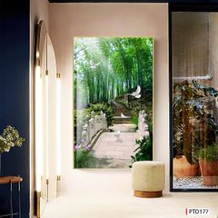 TRANH TREO TƯỜNG - TRANG TRÍ PHÒNG KHÁCH, SAU SOFA - CHỦ ĐỀ TRANH PHONG CẢNH THIÊN NHIÊN - TRANH ĐƠN DỌC - MÃ PTD177