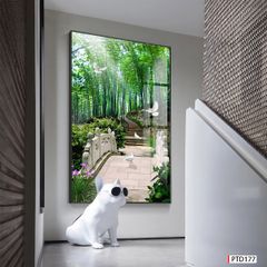 TRANH TREO TƯỜNG - TRANG TRÍ PHÒNG KHÁCH, SAU SOFA - CHỦ ĐỀ TRANH PHONG CẢNH THIÊN NHIÊN - TRANH ĐƠN DỌC - MÃ PTD177