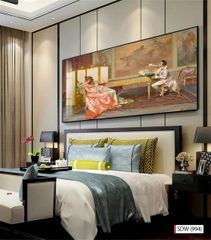 BST91 - TRANH TREO TƯỜNG - TRANG TRÍ PHÒNG KHÁCH, SAU SOFA, PHÒNG NGỦ - CHỦ ĐỀ TRANH SƠN DẦU - KHỔ LỚN