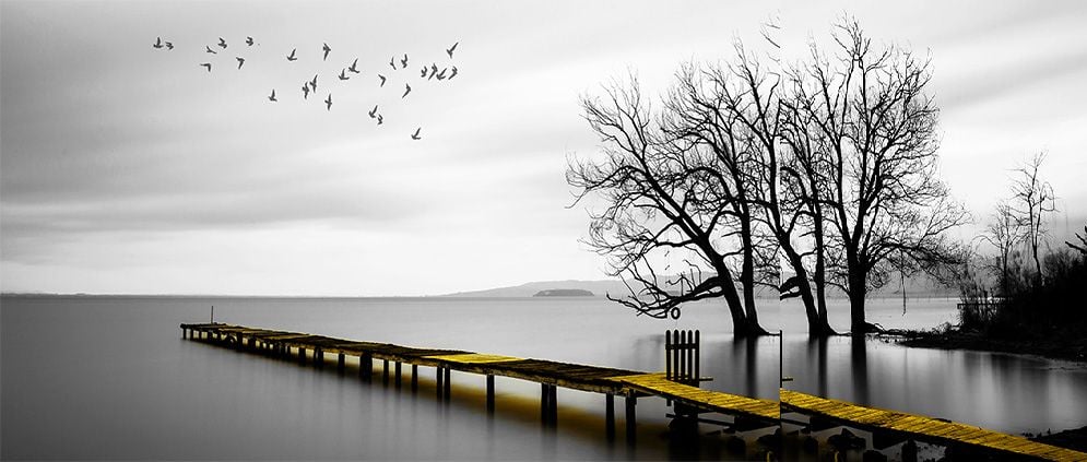 TRANH TREO PHÒNG KHÁCH GHÉP BỘ 3 BỨC - TRANH PHONG CẢNH THIÊN NHIÊN | MÃ SLH-2307