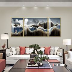 TRANH TREO TƯỜNG PHÒNG KHÁCH - TRANH HƯƠU TÀI LỘC | MÃ SLH-3014