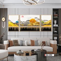 TRANH TREO TƯỜNG PHÒNG KHÁCH - TRANH HƯƠU TÀI LỘC | MÃ SLH-3052